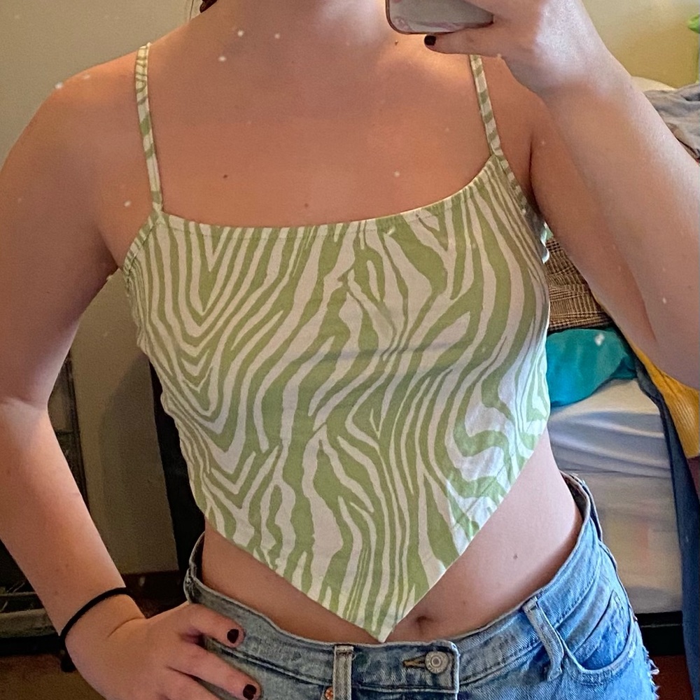 Green Zebra Tank